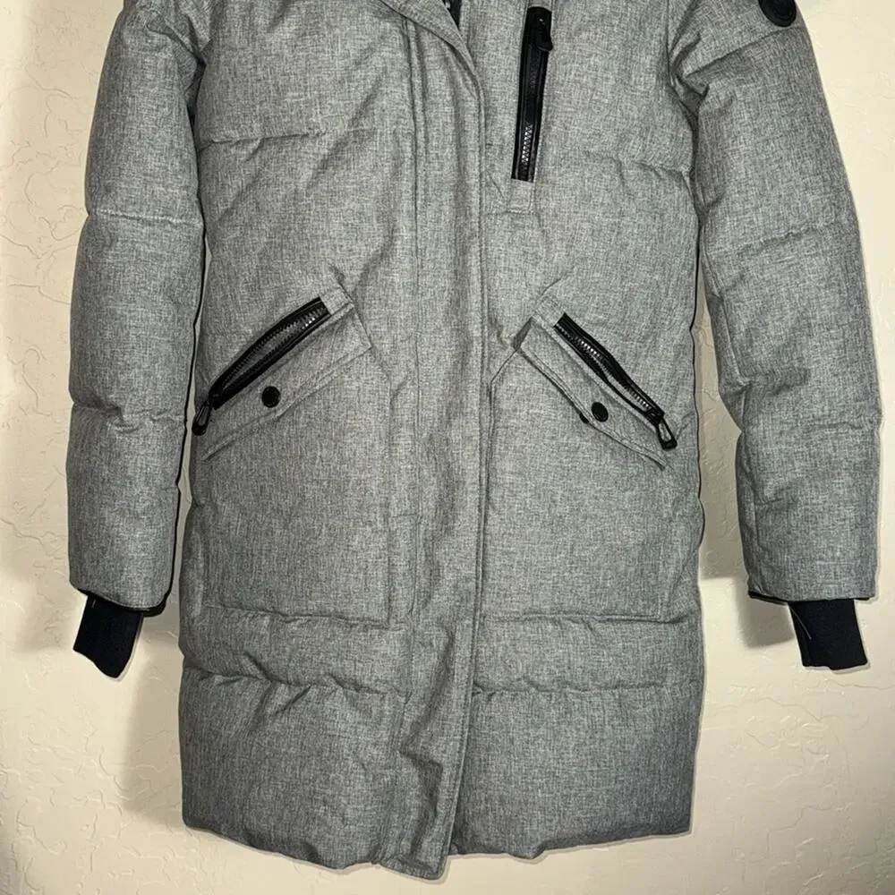 Noize Meg Heavyweight Parka grey size small NWOT